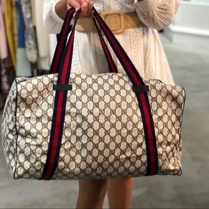 Gucci Vintage Monogram Duffle Bag